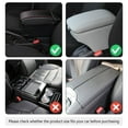 thumbnail image 3 of SUTENGDA Car Accessories Upgraded Car Center Console Cover Microfiber Leather Car Armrest Cover Cushion With 2 Storage Bags Universal Car Armrest Storage Box Car Interior Accessories Beig, 3 of 6