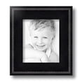 thumbnail image 2 of ArtToFrames 6" x 7" Matte Black with Beads Picture Frame, 6x7 inch Black Wood Poster Frame (WOM-4065), 2 of 8