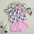 thumbnail image 5 of CAUYDY Baby Girls Sleeveless Tank Top and Shorts 2Pcs Set Toddler Girls Summer Outfit Set Litter Kids Girl Spring Clothes 12-24M 3T 4T 5T 6T (Sizes 3-4 Years,F02-Pink), 5 of 8