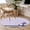 Purple, variant on Anchor Red Round Area Rug 4 FT, Non Slip Indoor Outdoor Rug, Modern Navy Blue White Striped Nautical Washable Soft Circular Carpet Non-Shedding Floor Mat for Coffee Table Nursery Foyer Balcony