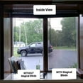 thumbnail image 4 of One Way Window Privacy Film Daytime Privacy Window Tint for Home UV Blocking Reflective Heat Control Glass Films Non-Adhesive Mirror Window Clings, 4 of 8