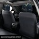 thumbnail image 3 of Paraíso Funda Protectora Universal para Reposacabezas de Coche, Funda Elástica para Reposacabezas de Asiento de Auto, Funda de Tela Antipolvo, Accesorios de Interior 2 Piezas, 3 of 6