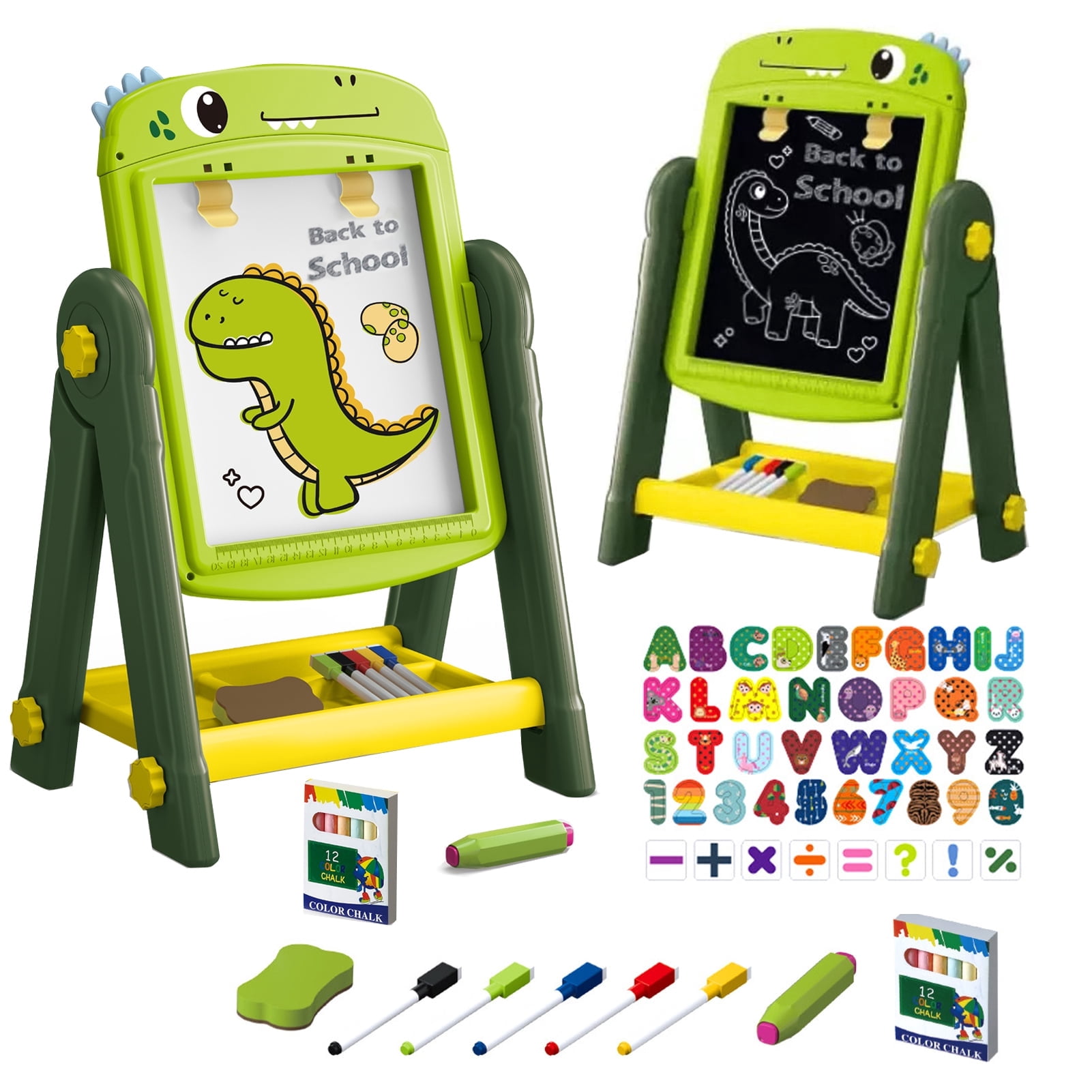 LINXUXIE Easel for Kids, Magnetic Drawing Board for Boys & Girls, Birthday Gift for 2 3 4 Year Old