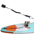 thumbnail image 3 of Premium Leash Surf Leash Paddle Leash Enrollado TPU Seguridad Open Negro Cola Correa de tobillo de surf, 3 of 8