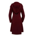 thumbnail image 4 of DPTALR Woman Long Sleeve T-Shirt Autumn Jacket Loose Outerwear Button Solid Blouse Coat Tops, 4 of 4