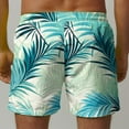 thumbnail image 4 of guisaled Big And Tall Swim Trunks For Men Mens Swim Shorts Quick Dry Elastic Waisted Swim Trunks Summer 7 Inch Beach Shorts Loose Fit Hawaii Graphic Boardshorts, 4 of 6