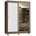 thumbnail image 1 of Ropero Closet Madesa Dallas Plus 2 Puertas Corredizas con Espejo 4 Cajones con Pies MB, 1 of 5