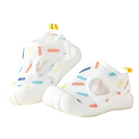 Gpaecead Toddler Sandals Boys Girls Casual Sneakers Lightweight Beach Water Shoes Toddler First Walkers 2 Years Beige