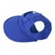 thumbnail image 3 of Gorra de béisbol para mascotas con orificios para las orejas, protección solar, cómoda y agradable para la piel, sombrero deportivo para cachorros y perros, color azul, 3 of 12