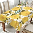 thumbnail image 4 of Flowers Pattern Rectangle Tablecloth, Dust Proof Anti Wrinkle Wipeable Table Cloth Tabletop foration of Dinner Kitchen Wedding Holiday Party 60"x108" Decor Gift, 4 of 7