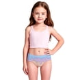 thumbnail image 4 of TGPMGRZ Girls Bikini Bottoms Sun Protection Quick Drying Stretchy Swimsuit Ice Cream Summer Pool Beach Bathing Suit (Light Purple & 5-6 Years), 4 of 8