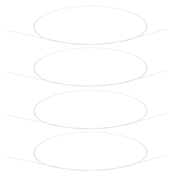 Clispeed 4Pcs Rods for Kite White Fiber Material for DIY Assembly Activities