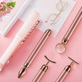 thumbnail image 4 of Barra de belleza 4 en 1 Oro de 24 quilates Pulsmassagegerät für das Gesicht, elektrisches Jade Roller Gesichtsmassagegerät Rosenquarz, Für Stirn, Wange, Hals, Arm, Augen, Nase, Anti-Falten, Hautstraffung MFZFUKR LN-1624, 4 of 6