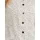 thumbnail image 5 of Blusa vintage de los años 50 para mujer con botones y mangas cortas de lunares, talla L, 5 of 6