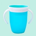 thumbnail image 1 of CreativeArrowy 360 Degrees Leak-proof Child Water Feeding Bottle Toddler Learning Training Drinking Cup with Double Handles Flip Lid, 1 of 6