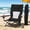 Black, variant on Coliware High Back Folding Beach Chair, Sky Blue Compact Lightweight Camping Chair with Carry Bag Cup Holder Snap-On Headrest, Outdoor & Fishing Sports Travel Chair for Adults