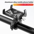 thumbnail image 3 of Soporte Universal para Teléfono Móvil Ndcxsfigh Aleación de Aluminio para Bicicleta, 3 of 8