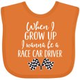 thumbnail image 3 of Inktastic Future Race Car Driver Childs Boys Baby Bib, 3 of 4