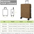 thumbnail image 4 of Stretch Luggage Cover XL(29-32in)– Elastic Travel Suitcase Protector with Handle Openings & Bottom Closure, Washable Polyester Spandex Suitcases Cover, Leopard Animal Print, 4 of 5