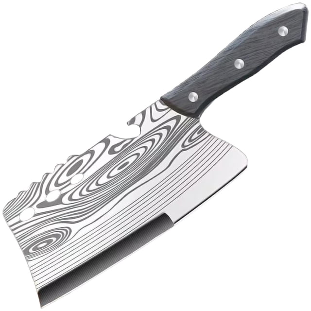 Cuchillos CleaverMaster 1 Pza 29cm Cuchillo Doble Propósito Acero Inoxidable.