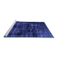 thumbnail image 2 of Ahgly Company Machine Washable Indoor Rectangle Persian Blue Bohemian Area Rugs, 6' x 9', 2 of 4