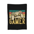 thumbnail image 4 of DouZhe Ultra-Doux Micro Molleton Léger Couverture de Lit en Flanelle, Rétro Game Controller Gamer Impression Confortable Chaud Throw Blankets, 80" X 60", 4 of 6