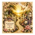 thumbnail image 2 of Floral Diamond Art Kits For Adults, 5D DIY Diamond Art Craft Set, Bible Garden Landscape Pattern, Great For Home Wall Decoration, Ideal Craft Activity For Adult Crafters, 2 of 6