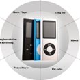 thumbnail image 2 of YOPTOP MP3 Music Player HIFI MP3 Player Digital LCD Screen Voice Recording FM Radio Recorder Player Card Reader,blue, 2 of 5