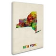 thumbnail image 3 of Trademark Fine Art "New York Map" Canvas Wall Art by Michael Tompsett, 3 of 4
