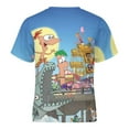 thumbnail image 5 of Phineas And Ferb Kids Short Sleeve Tee Shirt Novelty Crewneck T-Shirts Unisex Summer Blouse Tops for Boys Girls 150CM, 5 of 8