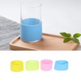 thumbnail image 3 of Jiandong glass protective sleeve Silicone Cup Sleeves for Beverage Containers and Coffee Mugs(2.56X2.56X1.97Inch), 3 of 10