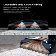 Shark CarpetXpert with StainStriker Upright Carpet & Area Rug Cleaner, Upholstery, Pet Friendly, Carpet Shampooer, 2 Tools, Cleaning Solutions, EX200 Navy