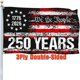 thumbnail image 1 of Bandera NASIAN del 250.º aniversario de EE. UU. 3 x 5 pies, doble cara, 1 of 7