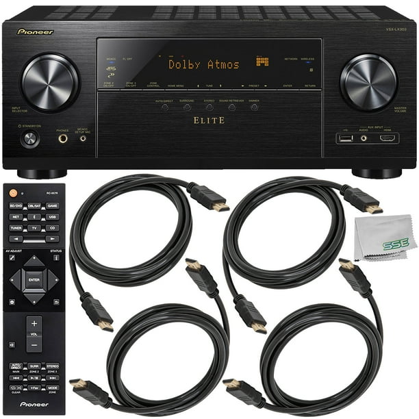 Pioneer Elite VSXLX303 9.2Channel Network A/V Receiver with 5PC