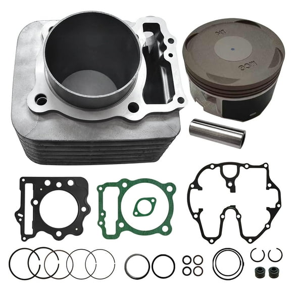 TRX400EX TRX 400EX Top End Kit Cylinder Piston Rings Top End Kit Bore 85mm for Honda TRX400EX TRX 400EX 440CC 1999-2008, Replace OE 12100-HN1-A70, 12191-KCY-672,13011-KCY-670