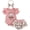 Pink, variant on Faraee 0-18 Months Newborn Infant Baby Girl Clothes Ruffle Short Sleeve Romper Shorts Set Bowknot Floral Summer Outfits Beige