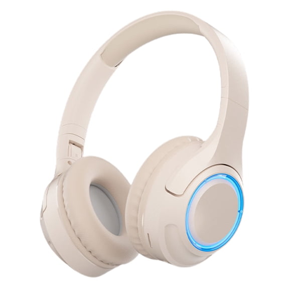 Wired Headphones with Mic & Volume Control — Noise Isolating On-Ear Headphones for Computer and Laptop Wired, Plug in Corded Headphone Over Ear with Wire (Foldable, Aux Jack 3.5mm)
