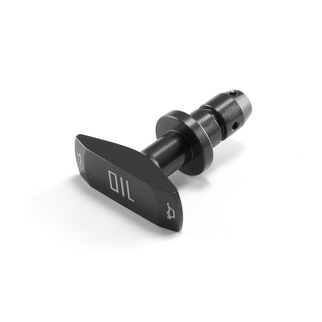 Riwesomey Manija de aceite de motor potente: fácil instalación para un alto rendimiento Tirador de varilla de nivel Vehículos, repuestos y accesorios Mis negro 4.53*3.8 cm