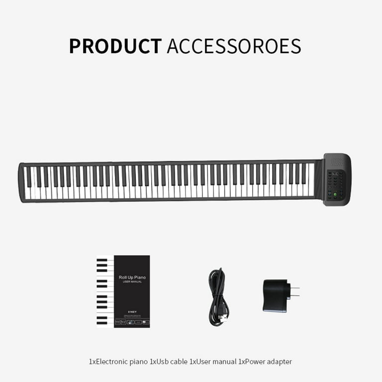 Folding Piano 88 Keys Professional Foldable Keyboard Music