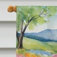 thumbnail image 3 of Saint Bernard Spring Path House Flag 28 in x 40 in, 3 of 5