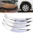 thumbnail image 4 of Zyutaosan 4Pcs Chrome Car Wheel Eyebrow Arch Protector Trim Lips Fender Flares Universal, 4 of 5