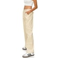 thumbnail image 2 of Cali1850 Women's Y2K Cargo Pants Mid Rise Loose Wide Leg Baggy Casual Streetwear Corduroy Trousers, 2 of 5