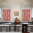 thumbnail image 4 of Cactus Kitchen Curtains Set of 3, 27.5x36in Polyester Window Valance and Tier Panels, Cute Succulent Plant Short Curtains for Kitchen, Café, RV, or Farmhouse Decor, 4 of 6