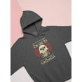 thumbnail image 5 of Old Glory Mens Viking Death Valhalla Long Sleeve Graphic Hoodie, 5 of 6