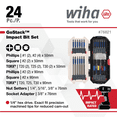 thumbnail image 2 of Wiha Tools 24 Piece GoStack TerminatorBlue Impact Bit Set with Nut Setters and Adapter, 2 of 9
