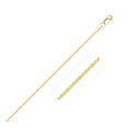 thumbnail image 1 of 14k Yellow Gold Forsantina Lite Cable Link Chain 1.5mm 18 in, 1 of 3