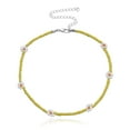 thumbnail image 1 of Moda arroz cuentas perla línea collar mujeres niñas personalidad joyería Wmkox8yi  sjalhkljlk5718, 1 of 2