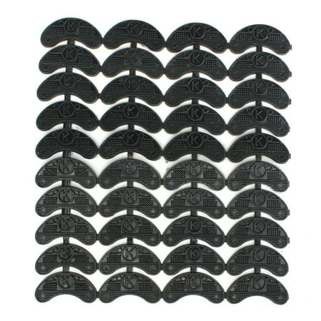 

40PCS 20-Pair Rubber Heel Savers Plates Taps DIY Shoe Repair Pads Size:56*24*3.1MM