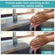 thumbnail image 4 of 4pcs Faucet Absorbent Mat, Kitchen Faucet Sink Splash Guard, Microfiber Cloth Faucet Splash Catcher, Water Absorbent Mat Behind Faucet, 17.7' X 5.9', 4 of 4