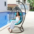 thumbnail image 2 of Island Gale Single Luxury Swing Chair Brown, 2 of 2